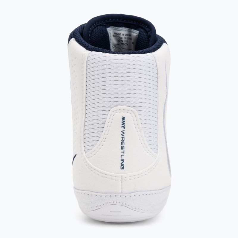 Încălțăminte de wrestling Nike Inflict 4 white/college navy 6