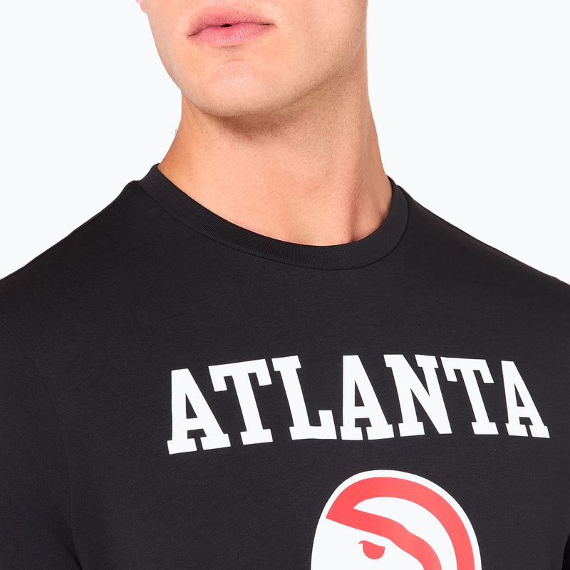 Tricou pentru bărbați New Era NOS NBA Regular Atlanta Hawks black 6