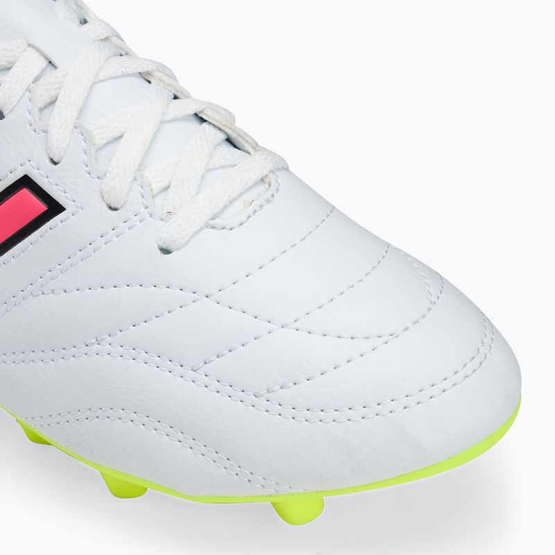 Încălțăminte de fotbal pentru bărbați New Balance 442's Academy V2 FG white/lime 7