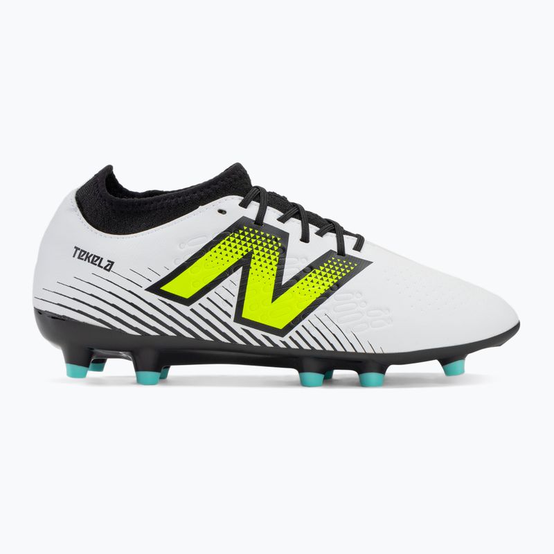 Încălțăminte de fotbal pentru bărbați  New Balance Tekela Magique V4+ FG white 2