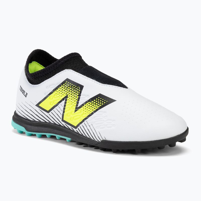 Încălțăminte de fotbal pentru copii  New Balance Tekela Magique V4+ TF white