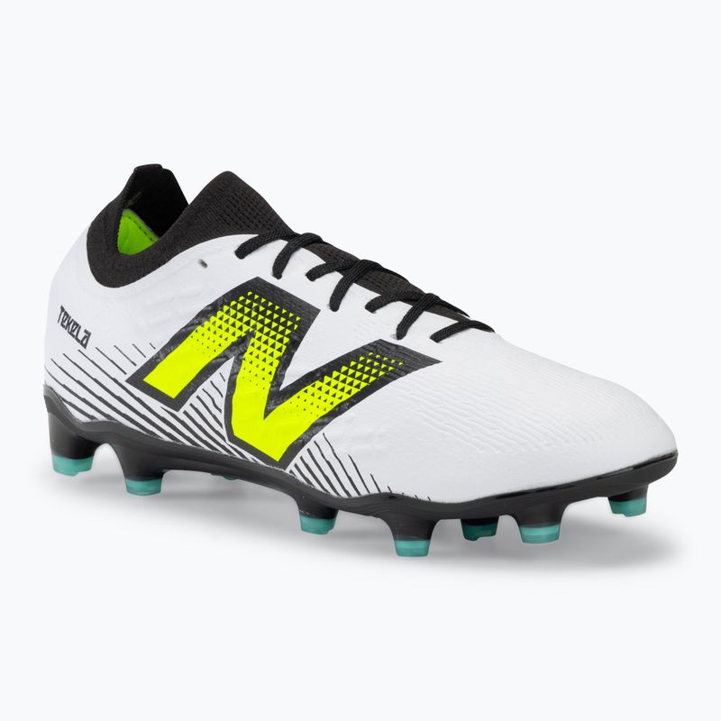 Încălțăminte de fotbal pentru bărbați  New Balance Tekela Magia Low Laced V4+ FG white