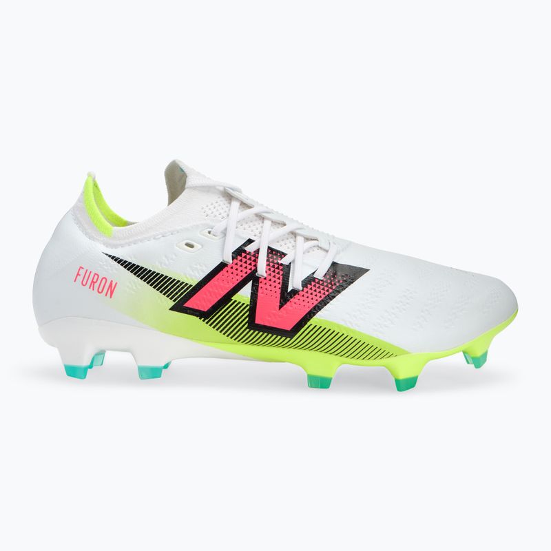 Încălțăminte de fotbal pentru bărbați  New Balance Furon Pro V7+ FG white 2