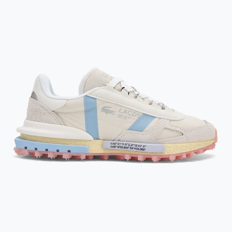 Încălțăminte pentru femei Lacoste Elite Active off white/light blue 2