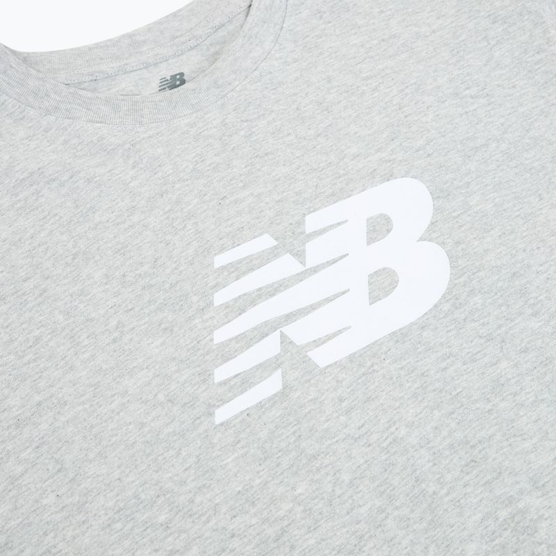 Tricou pentru femei New Balance Sport Jersey Relaxed Logo reflection/white/light arctic grey 3