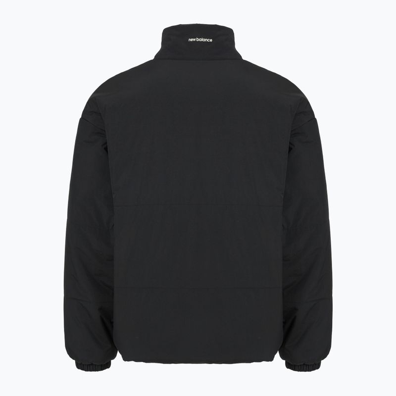 Geacă izolată pentru bărbați New Balance Hoops Puffer black 2