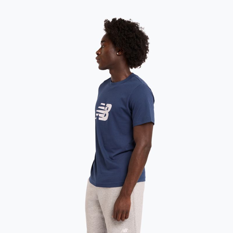 Tricou pentru bărbați  New Balance Graphic V Flying navy 3