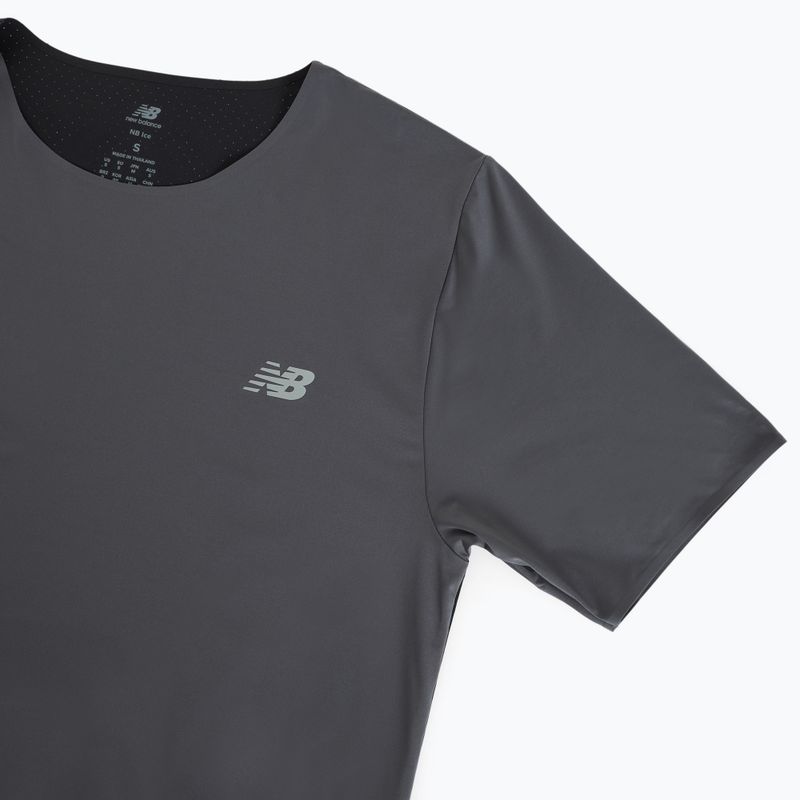 Tricou de alergare New Balance Race Day graphite pentru bărbați 3