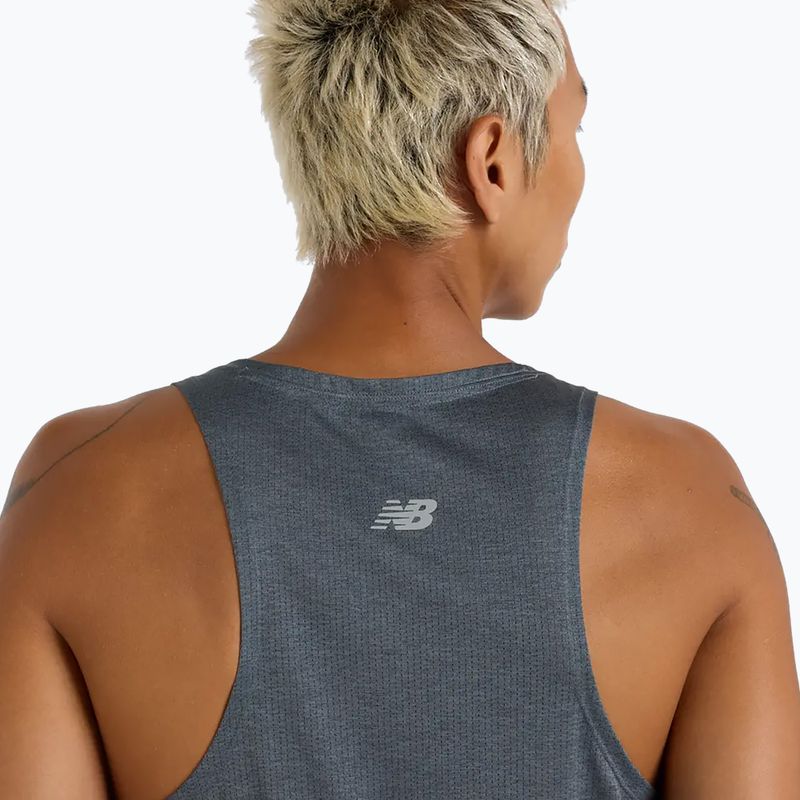 Tricou de alergare New Balance Athletics Reflective graphite pentru bărbați 5