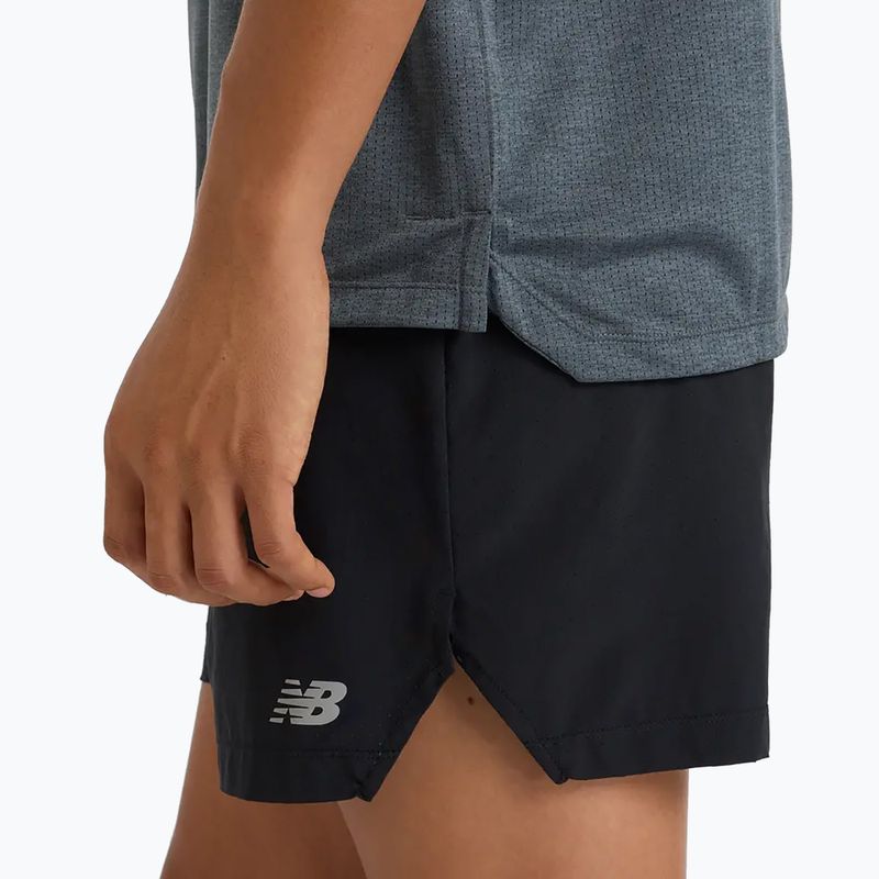 Tricou de alergare New Balance Athletics Reflective graphite pentru bărbați 6