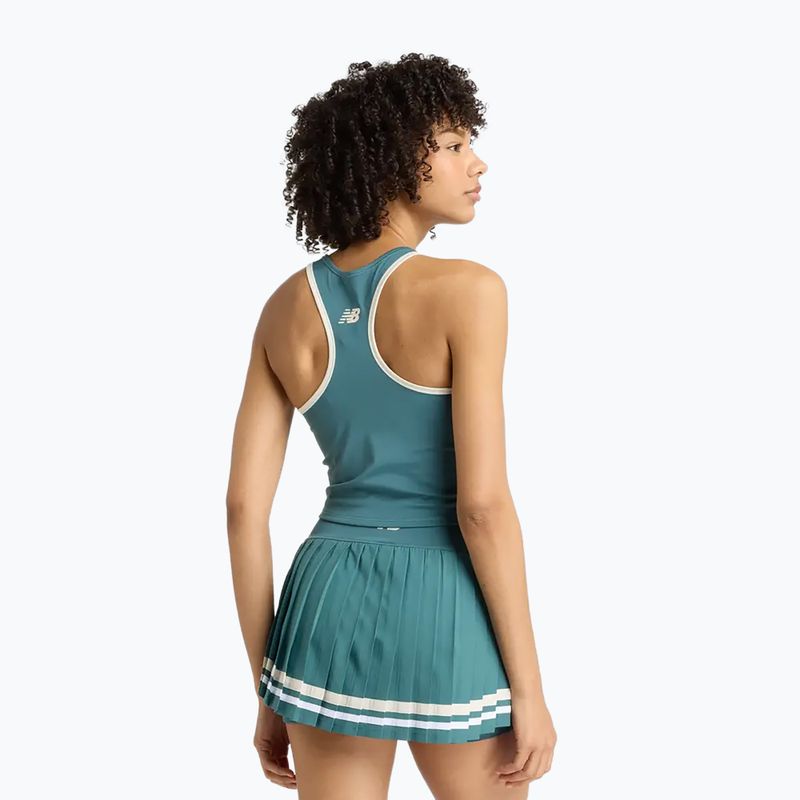 Tricou de tenis pentru femei New Balance Tournament Novelty Tank W new spruce 3