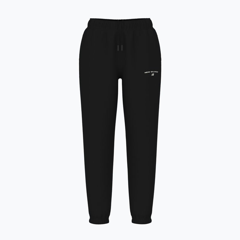Pantaloni New Balance Reimagined Fleece Jogger pentru femei, negri