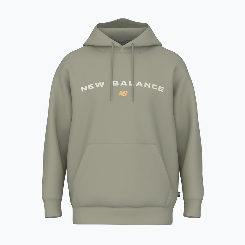 Bărbați New Balance Reimagine Fleece Hraphic Hoody olivine hanorac