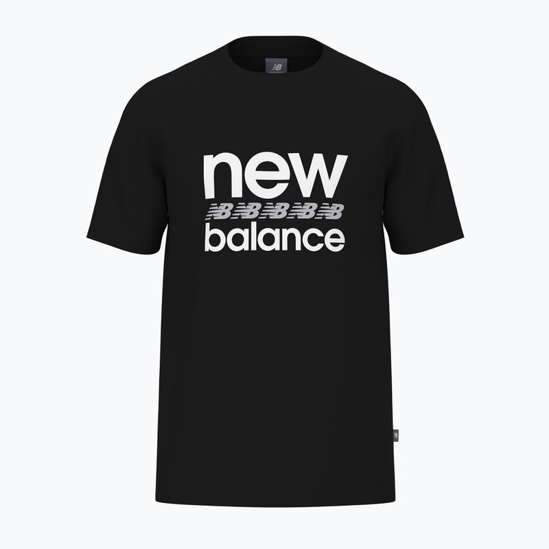 Tricou negru New Balance Sport Graphic pentru bărbați