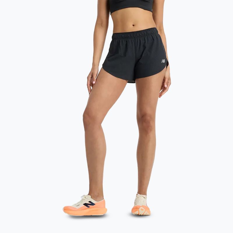 Pantaloni scurți de alergare pentru femei New Balance Rc Ultra Light negru