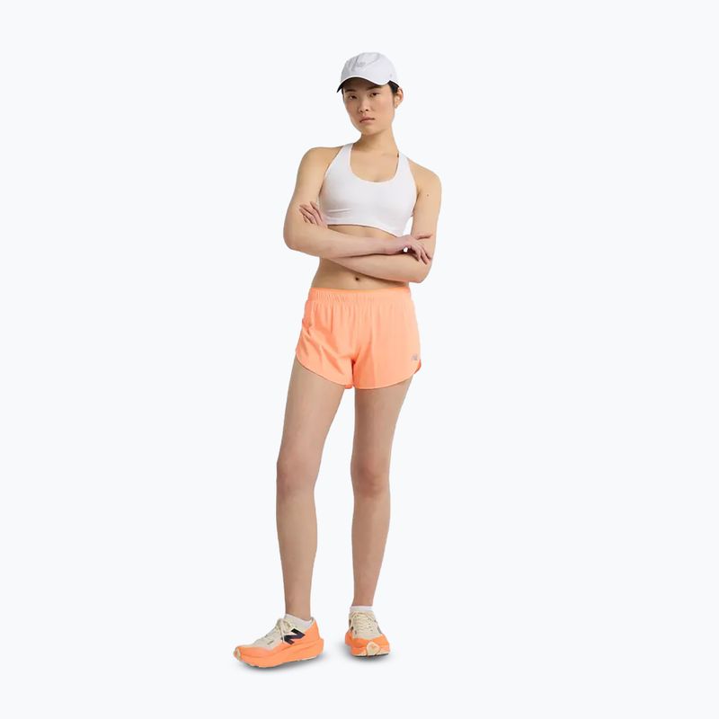 Pantaloni scurți de alergare pentru femei New Balance Rc Ultra Light hotmango 2