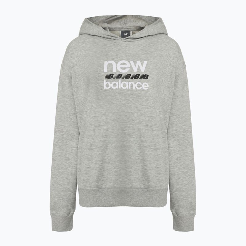 Femeii New Balance Sport Graphic French Terry Hoodie gri atletic