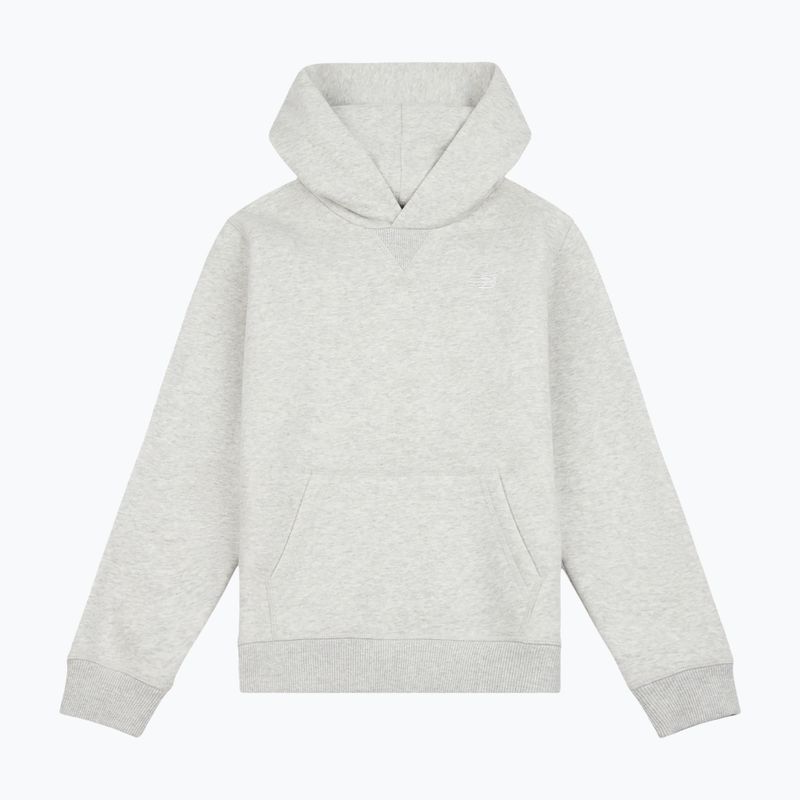 Bluză pentru copii New Balance Brush Back Small Logo Hoodie ash heather 6
