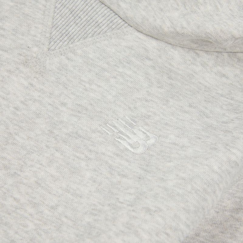 Bluză pentru copii New Balance Brush Back Small Logo Hoodie ash heather 8