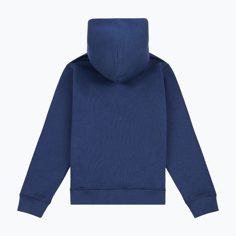 Bluză pentru copii New Balance Brush Back Small Logo Full Zip Hoodie nb navy 2