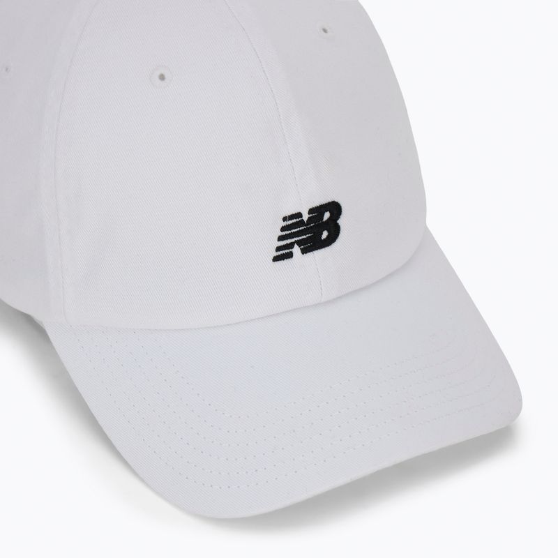 New Balance 6 Panel Classic V 2.0 baseball cap alb 3