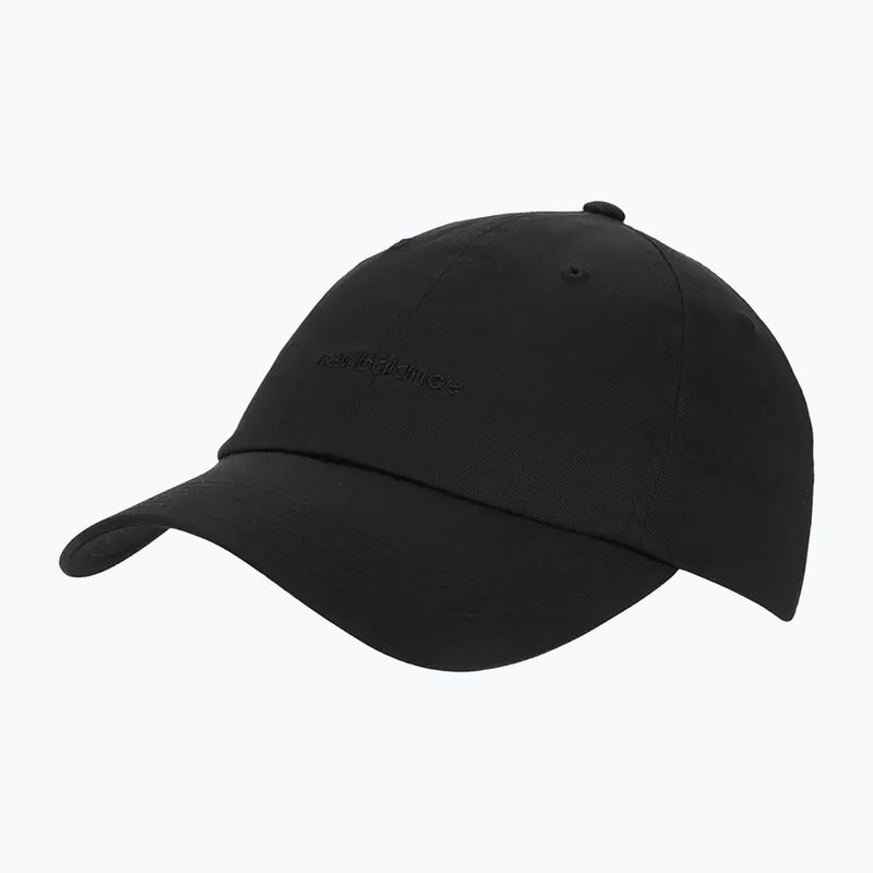 Femeii New Balance 6 Panel Linear Logo capac negru