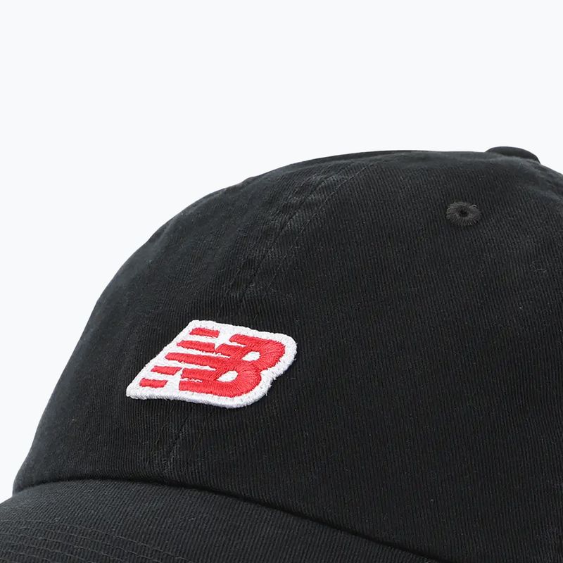 New Balance 6 Panel Patch Logo capac negru 3
