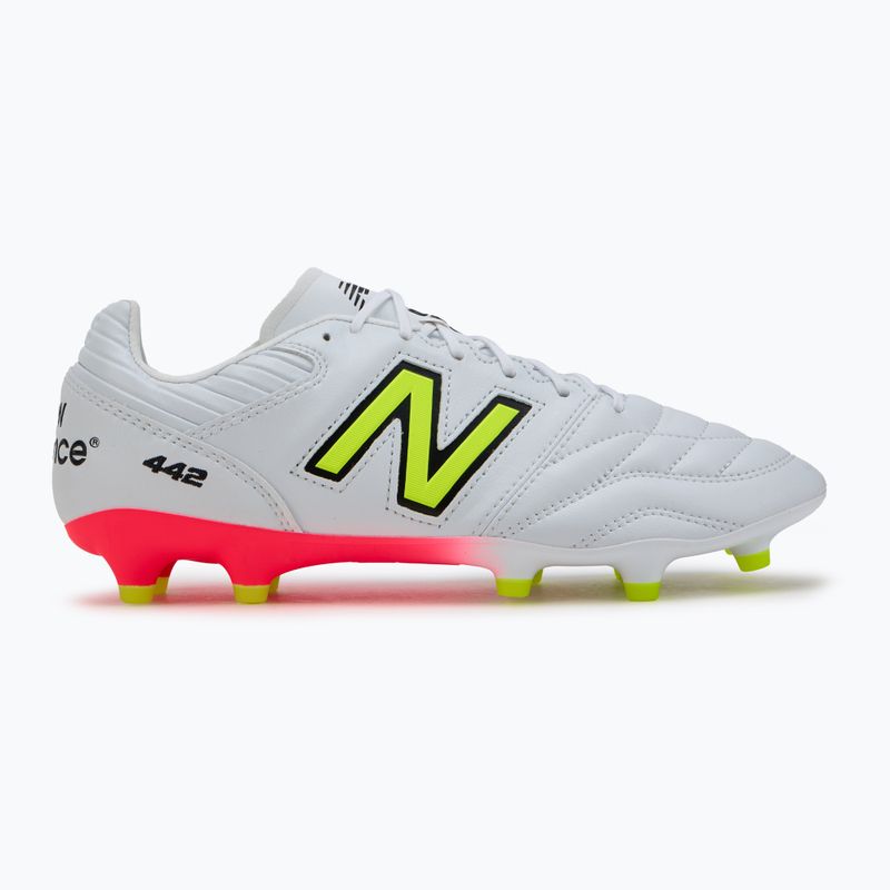 Încălțăminte de fotbal pentru bărbați New Balance 442 Pro V2 FG white 2