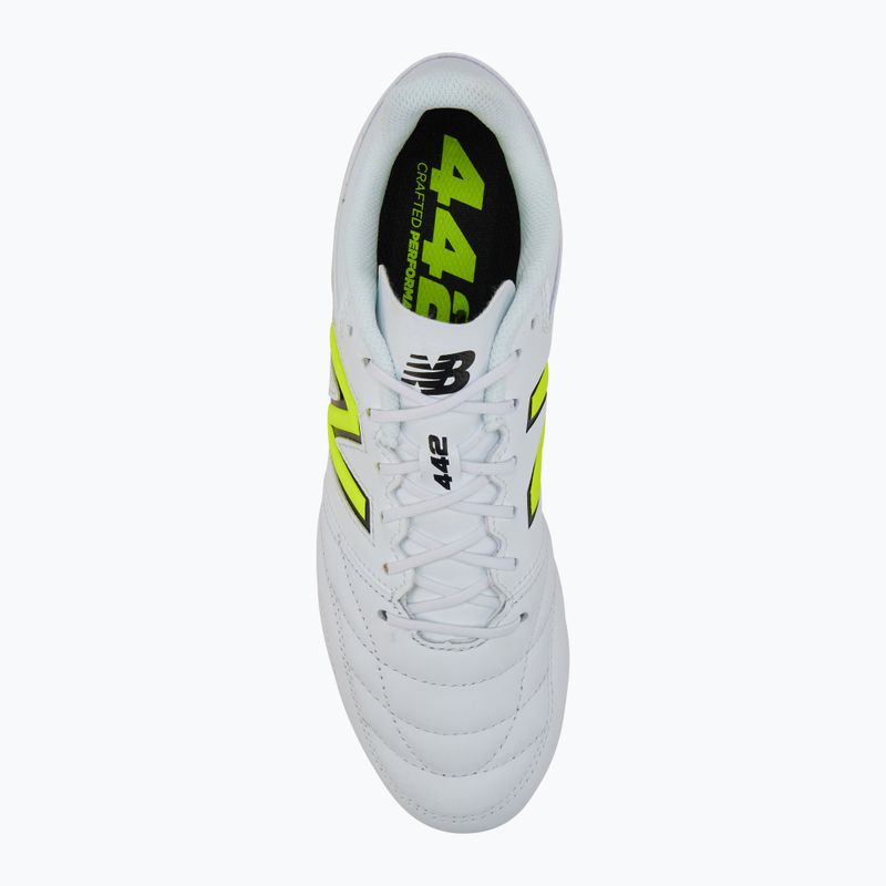 Încălțăminte de fotbal pentru bărbați New Balance 442's Team V2 FG white 5