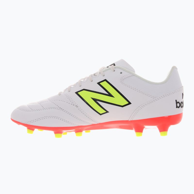 Încălțăminte de fotbal pentru bărbați New Balance 442's Team V2 FG white 9