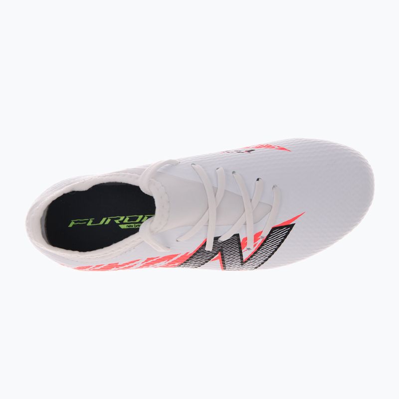 Încălțăminte de fotbal pentru copii New Balance Furon Team V8 Jr FG white 11