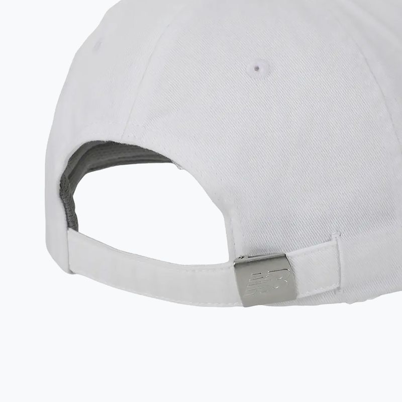 Femeii New Balance 6 Panel Class alb baseball cap 3
