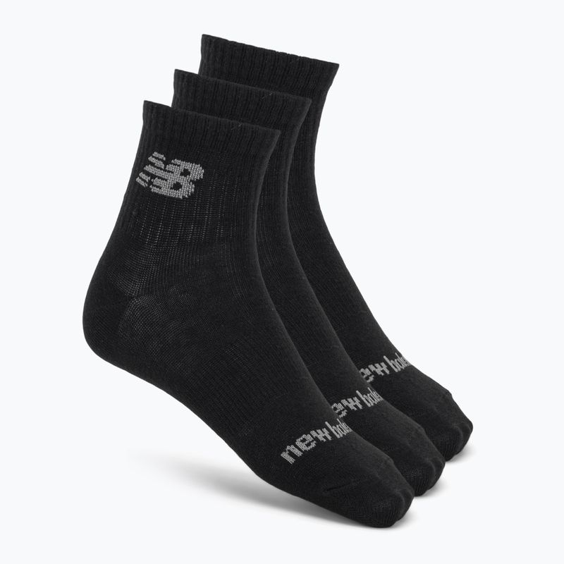 Șosete New Balance Performance Basic Ankle 3 perechi black/white