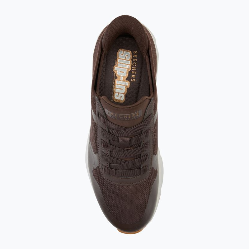 Încălțăminte pentru bărbați SKECHERS Uno Tres-Air Necessairy Comfort chocolate 5