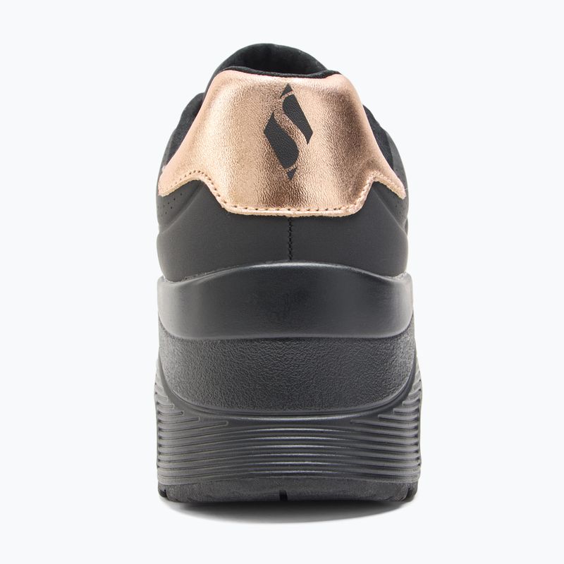 Încălțăminte pentru femei SKECHERS Uno Wedge Hi Steps black/rose gold 6