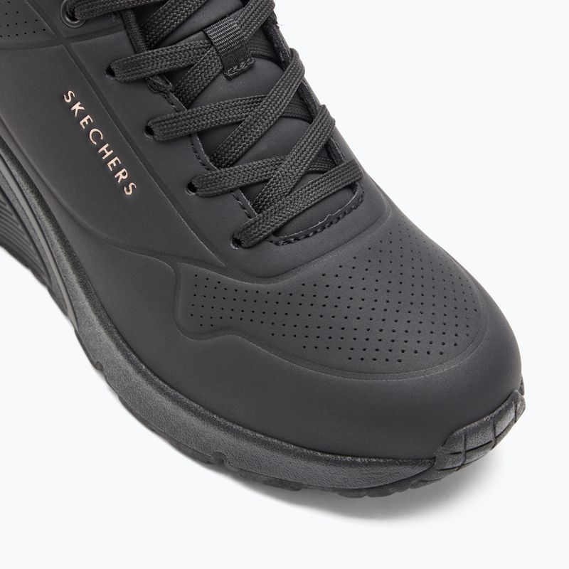 Încălțăminte pentru femei SKECHERS Uno Wedge Hi Steps black/rose gold 7