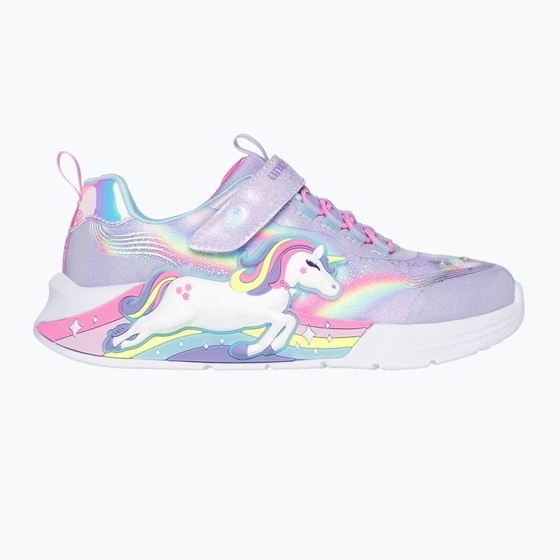 Încălțăminte pentru copii SKECHERS S-Lights Unicorn Chaser lavender/multi