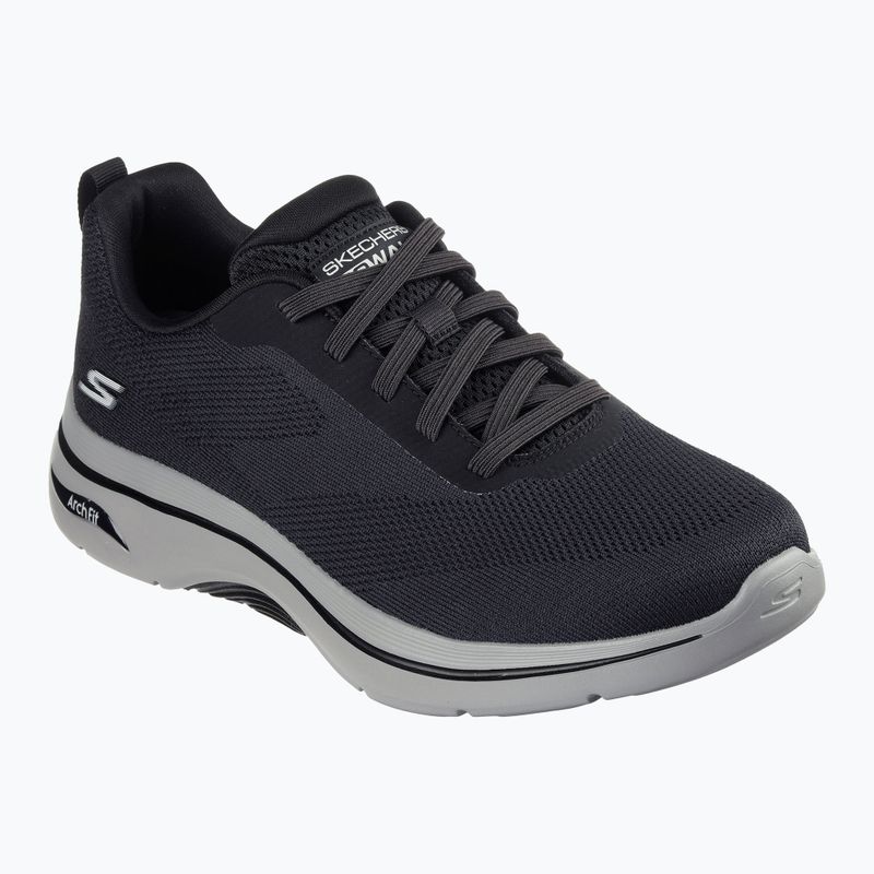 Încălțăminte pentru bărbați SKECHERS Go Walk Arch Fit 2.0 Temporal black 2