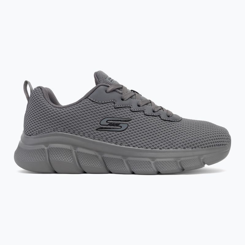 Încălțăminte pentru bărbați SKECHERS Bobs B Flex Chill Edge dark grey 2