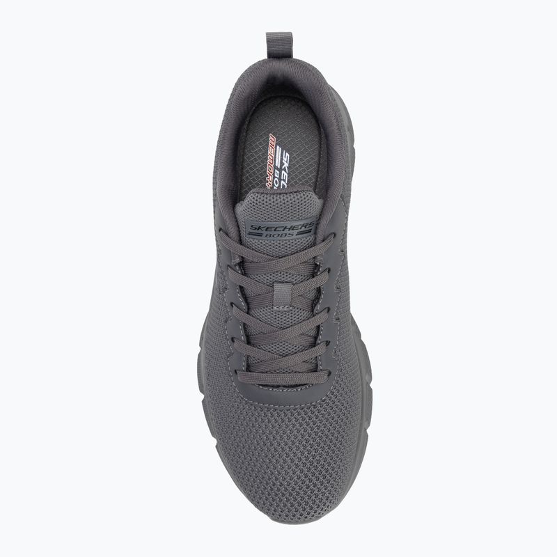 Încălțăminte pentru bărbați SKECHERS Bobs B Flex Chill Edge dark grey 5