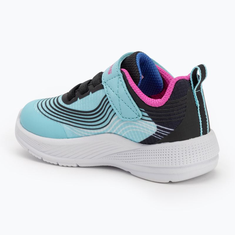 Încălțăminte pentru copii SKECHERS Microspec Advance aqua/purple 3
