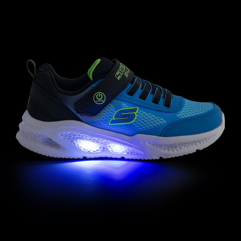 Încălțăminte pentru copii SKECHERS Meteor Lights black/blue 8