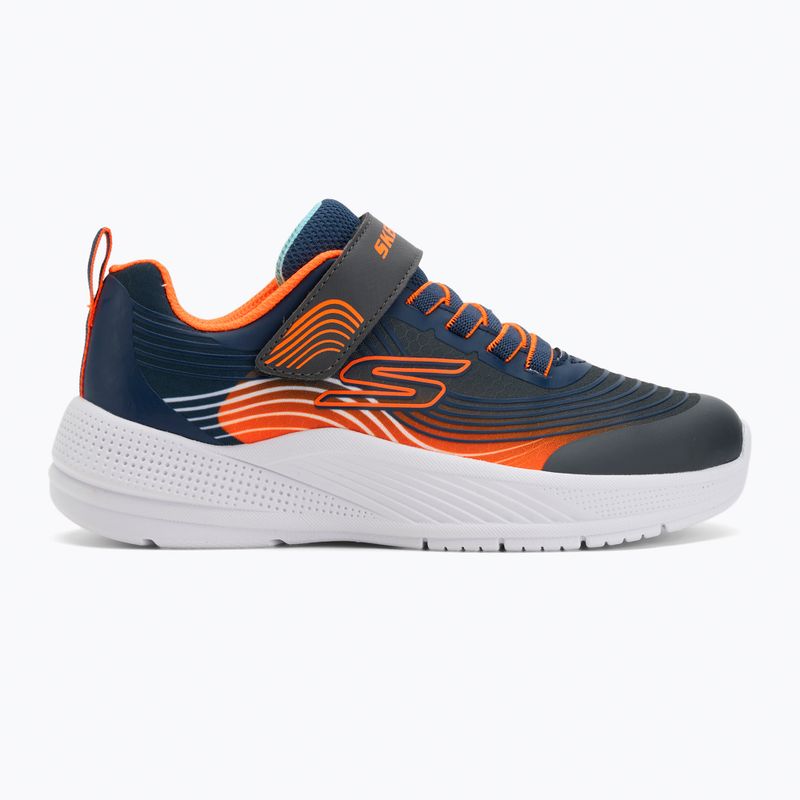 Încălțăminte pentru copii Skechers Microspec Advance navy/orange 2