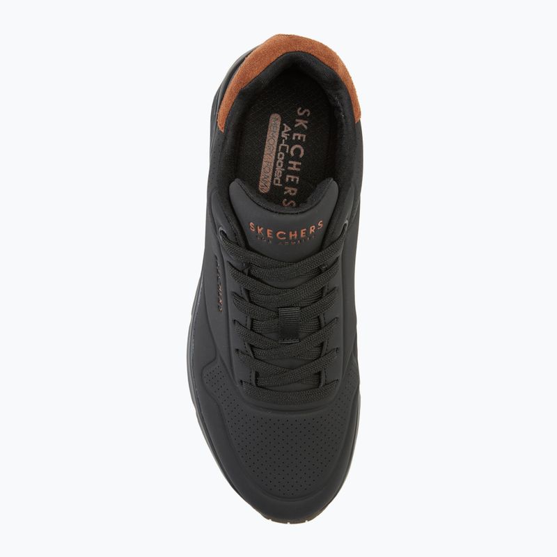 Încălțăminte pentru bărbați SKECHERS Uno Suited On Air black/chestnut 5