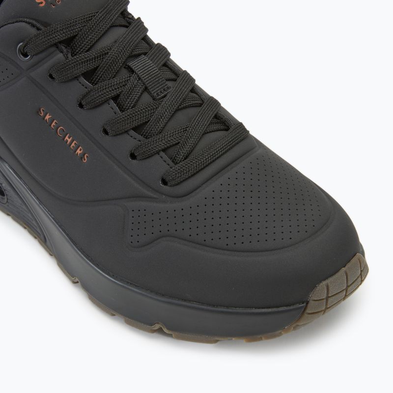 Încălțăminte pentru bărbați SKECHERS Uno Suited On Air black/chestnut 7