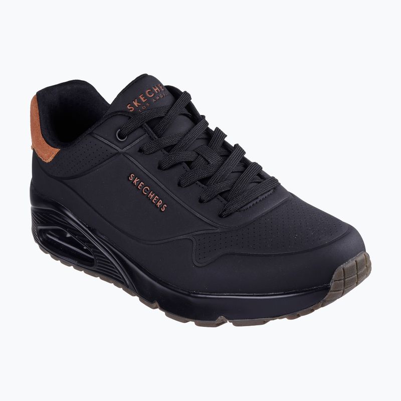 Încălțăminte pentru bărbați SKECHERS Uno Suited On Air black/chestnut 8