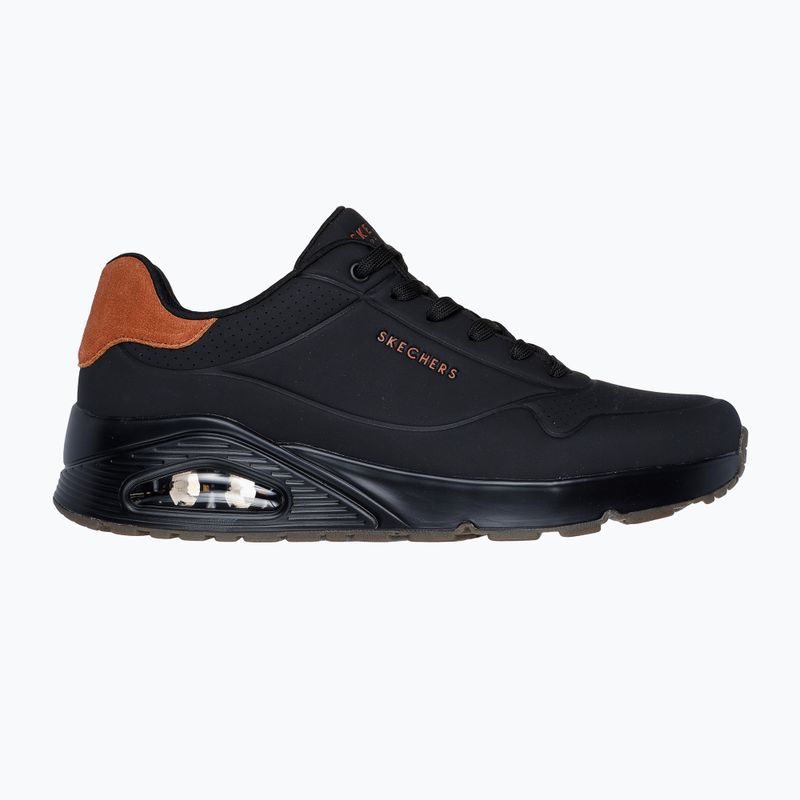 Încălțăminte pentru bărbați SKECHERS Uno Suited On Air black/chestnut 9