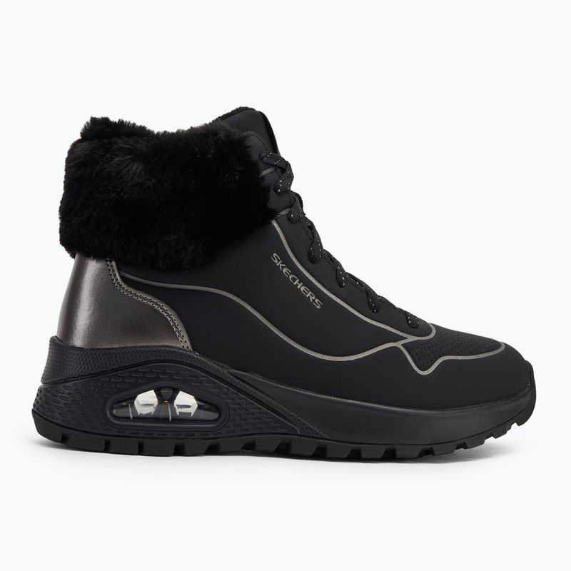 Încălțăminte pentru femei SKECHERS Uno Rugged Fall Shimmer black/metallic 2