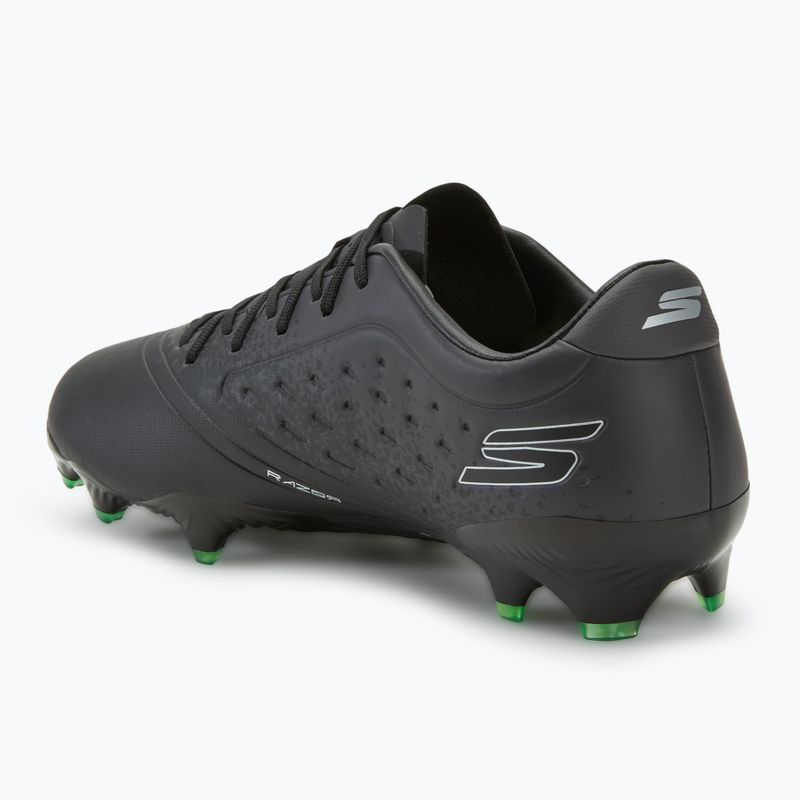 Încălțăminte de fotbal pentru bărbați Skechers Razor Academy Gold 1.5 FG black/silver 3