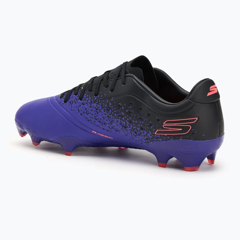 Încălțăminte de fotbal pentru bărbați Skechers Razor Academy Gold 1.5 FG purple 3